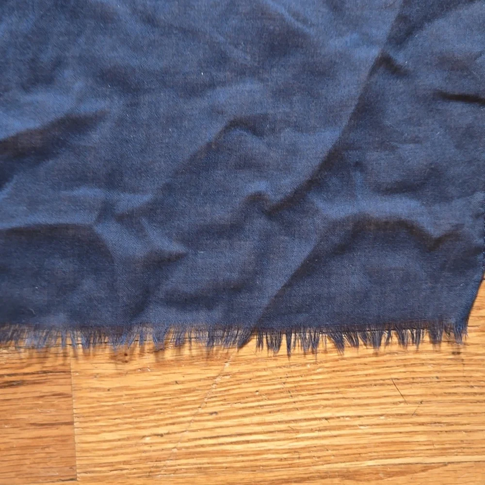 Pistil blue pink embroidered bird frayed edges cotton 20